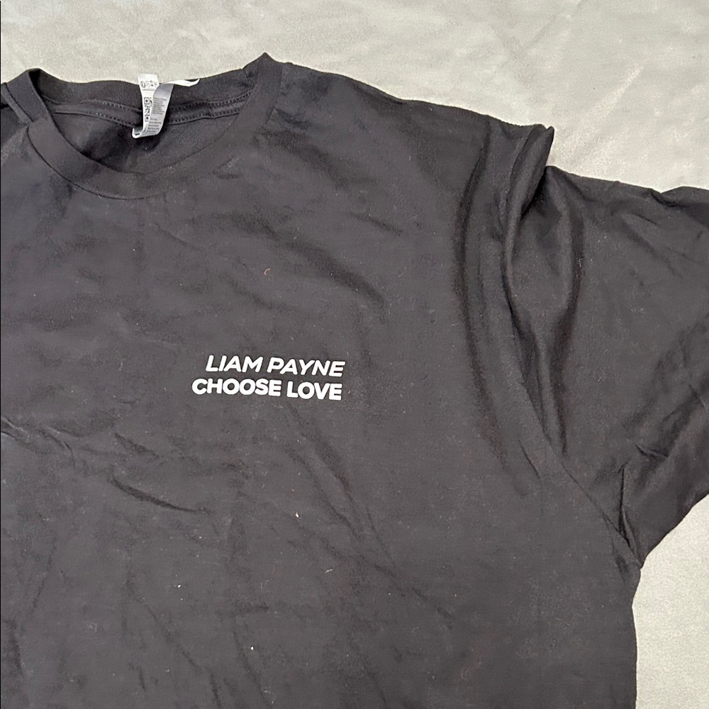 Liam Payne Choose Love Black Short Sleeve Tee
